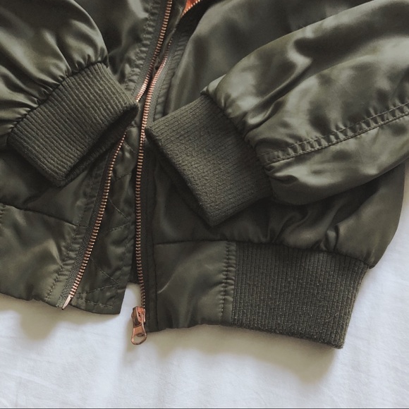 Active USA Green Bomber Jacket - Picture 7 of 7